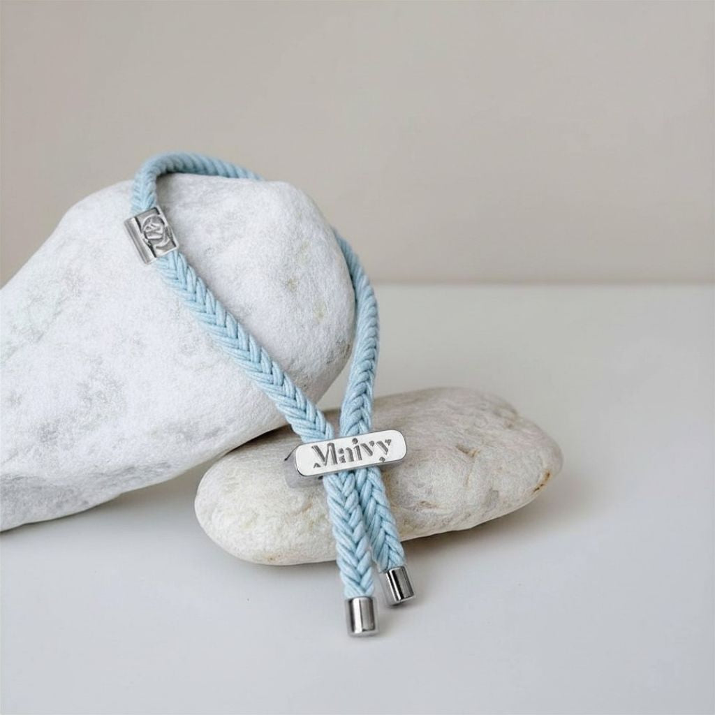 Maivy Band - Sky Blue & Silver
