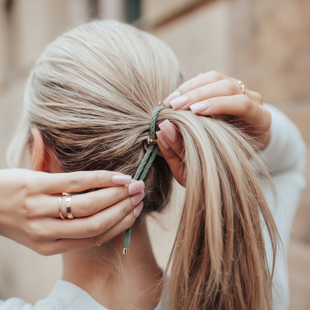Maivy Band - Sage Green & Silver