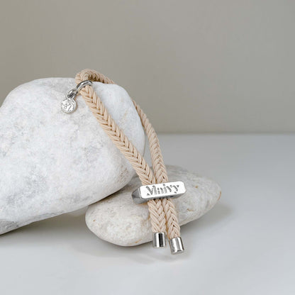 Maivy Band - Sandy Beige & Silver
