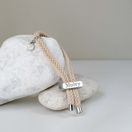 Maivy Band - Sandy Beige & Silver