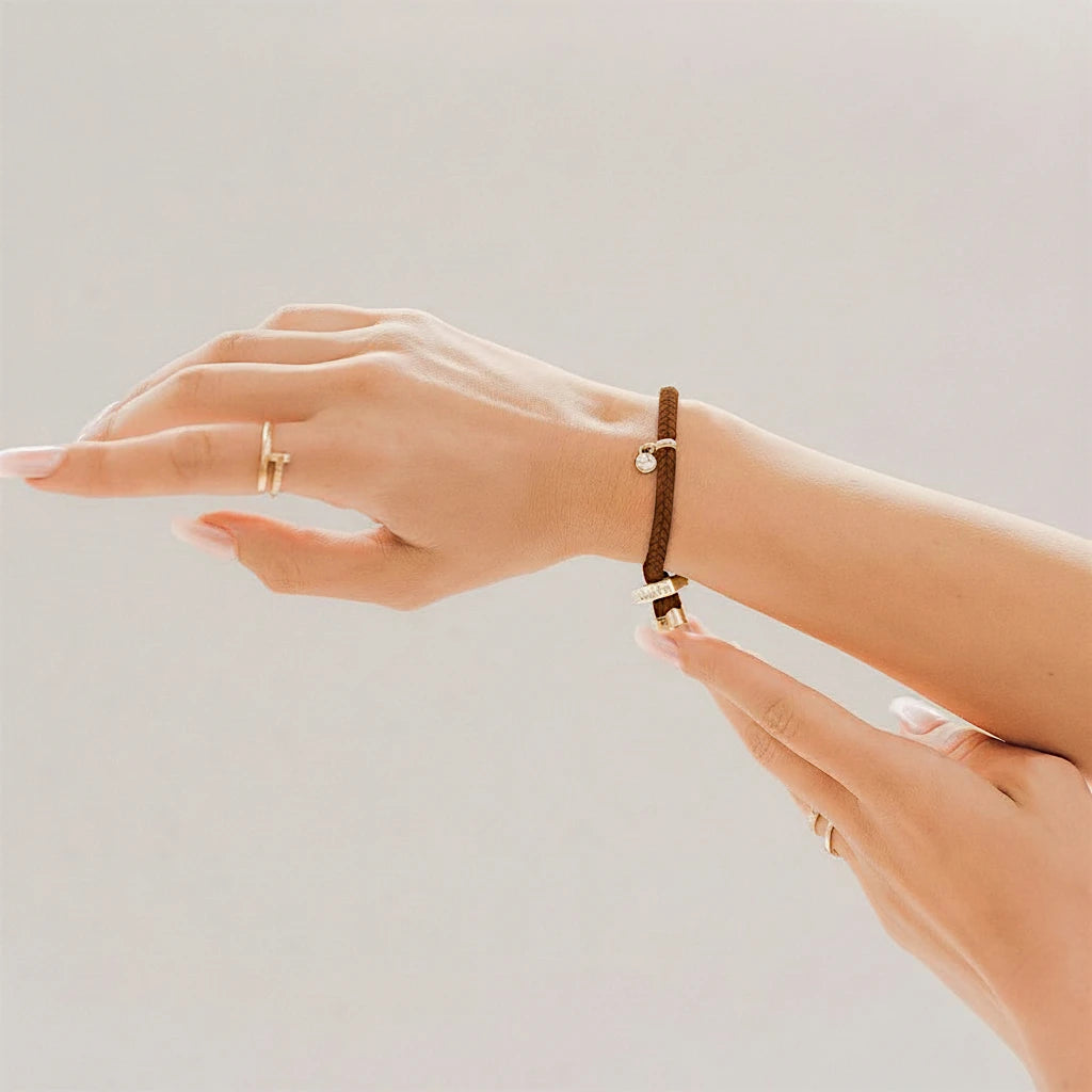 Maivy Band - Deep Brown & Gold