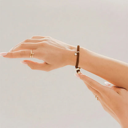 Maivy Band - Deep Brown & Gold