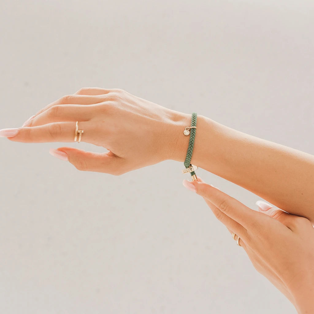 Maivy Band - Sage Green & Gold