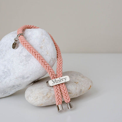 Maivy Band - Dusty Pink & Silver