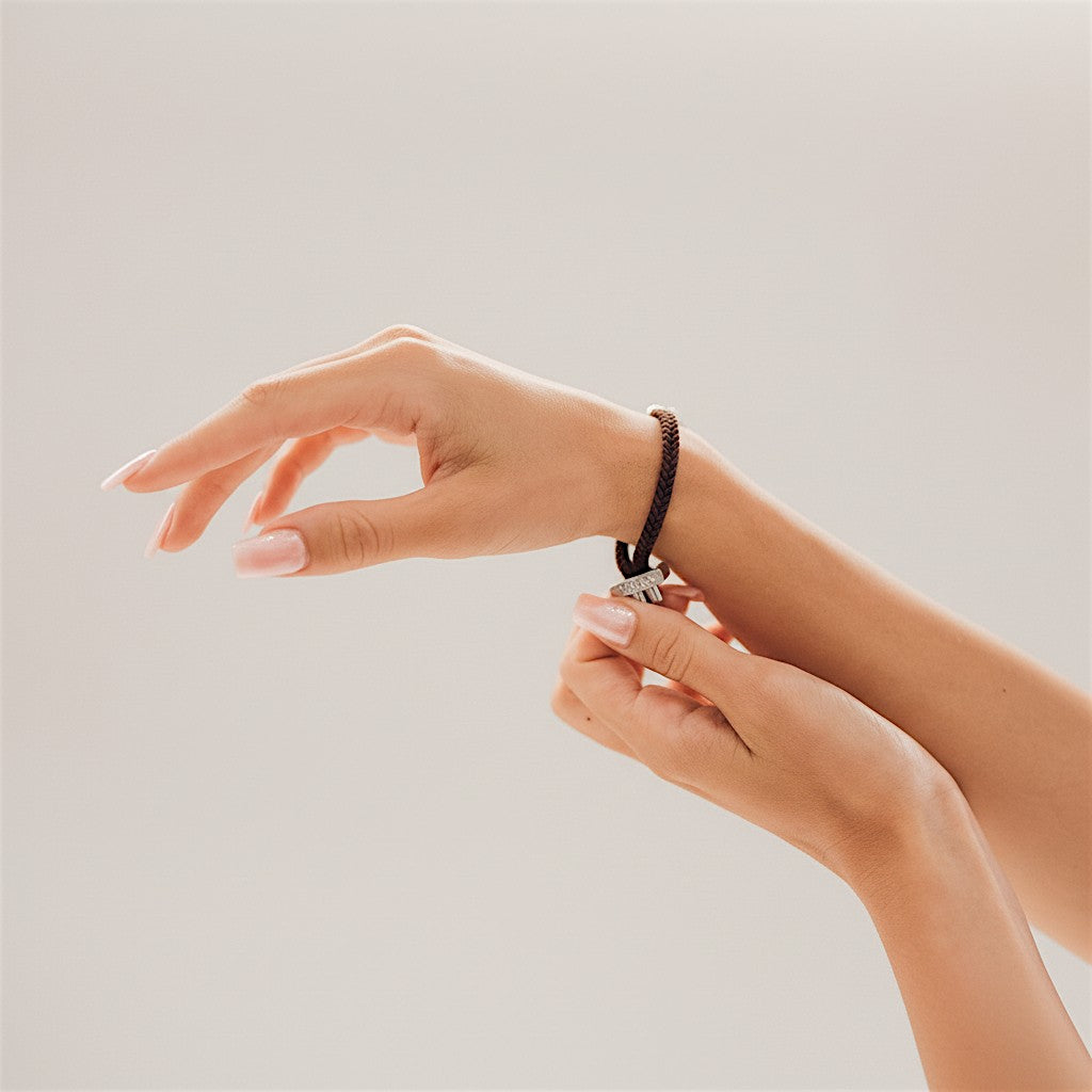 Maivy Band - Deep Brown & Silver