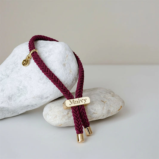 Maivy Band - Burgundy Red & Gold