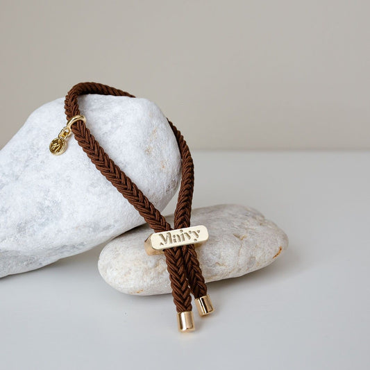 Maivy Band - Deep Brown & Gold