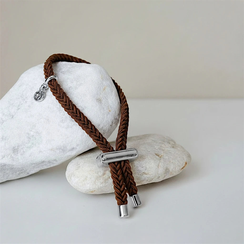 Maivy Band - Deep Brown & Silver