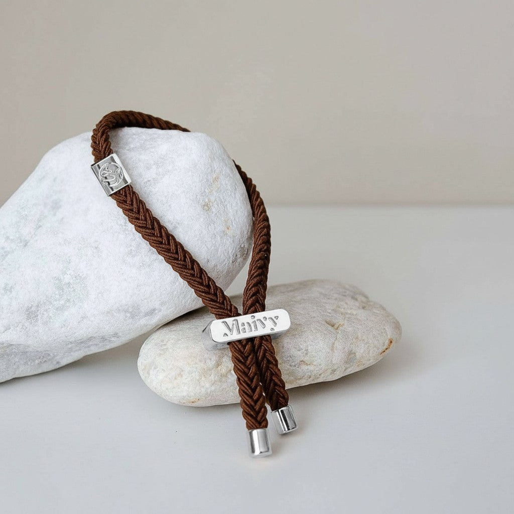 Maivy Band - Deep Brown & Silver
