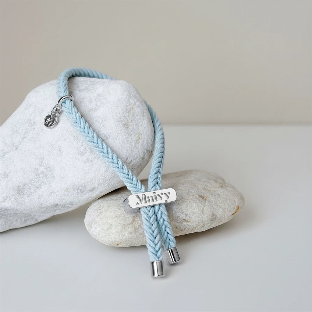 Maivy Band - Sky Blue & Silver