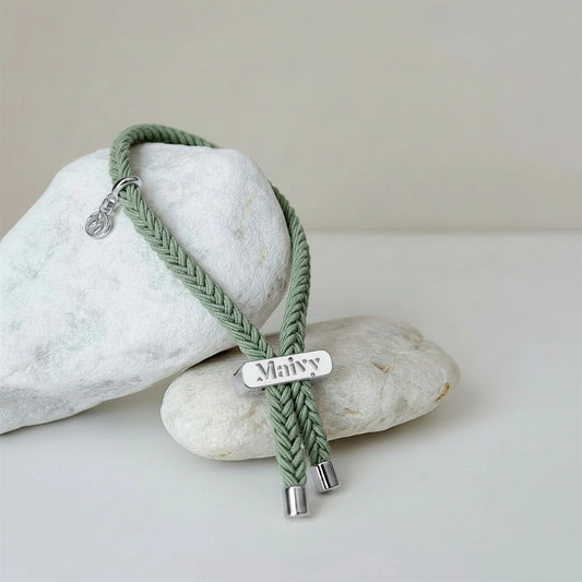 Maivy Band - Sage Green & Silver