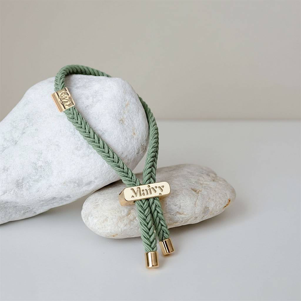 Maivy Band - Sage Green & Gold