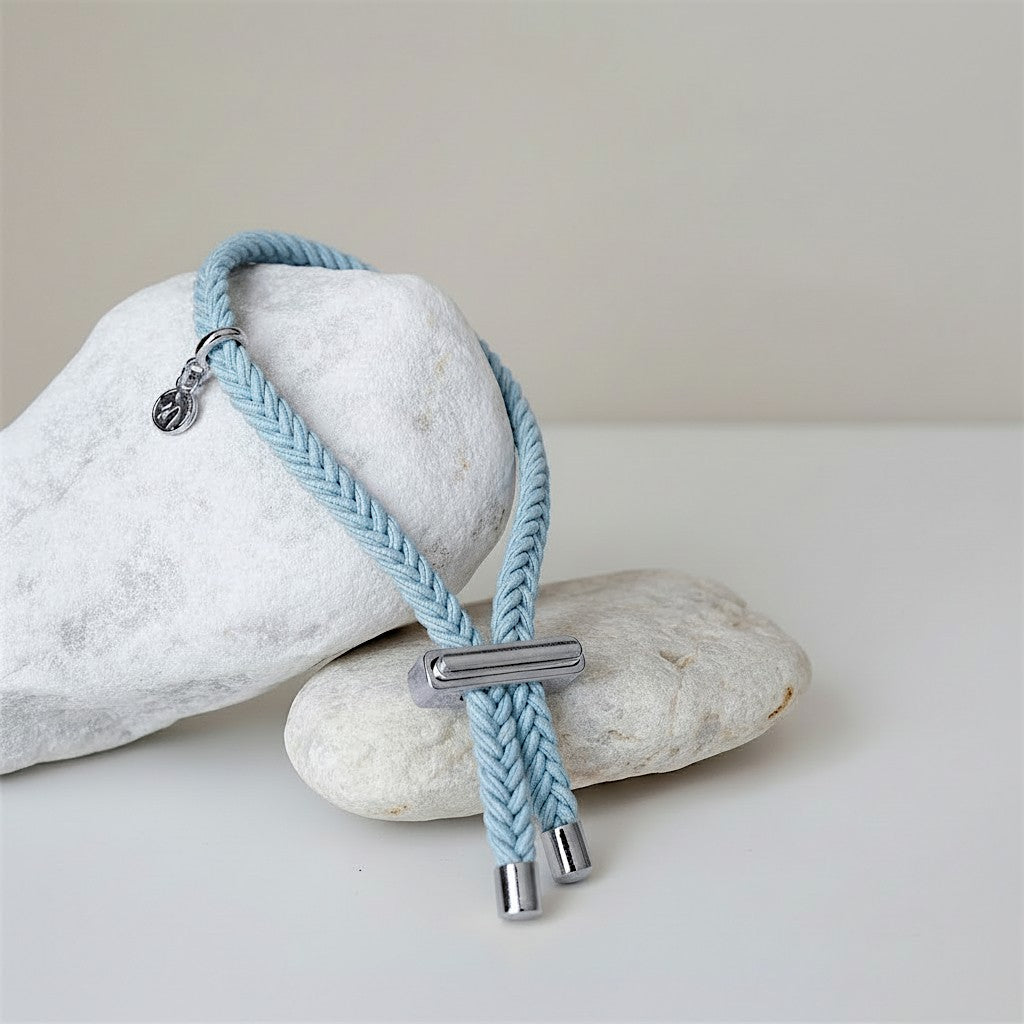 Maivy Band - Sky Blue & Silver