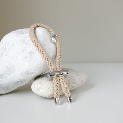 Maivy Band - Sandy Beige & Silver