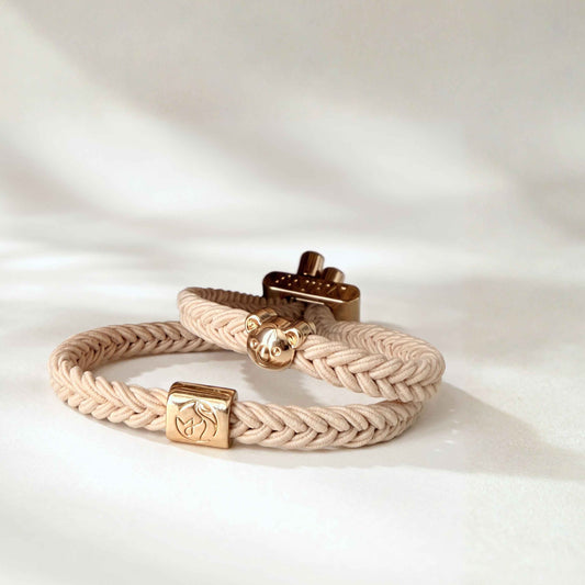 Mini & Me Set - Beige & Gold