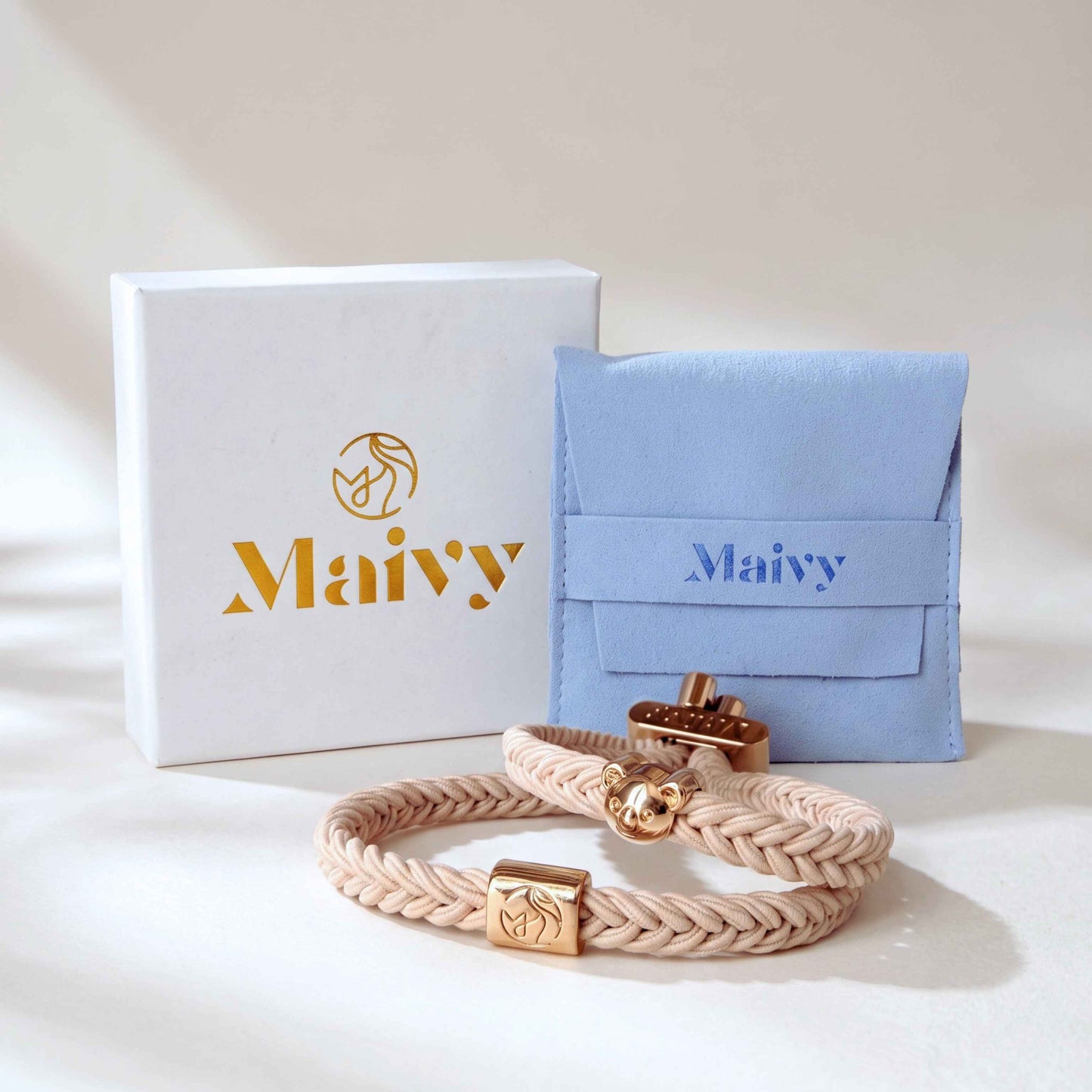 Mini & Me Set - Beige & Gold