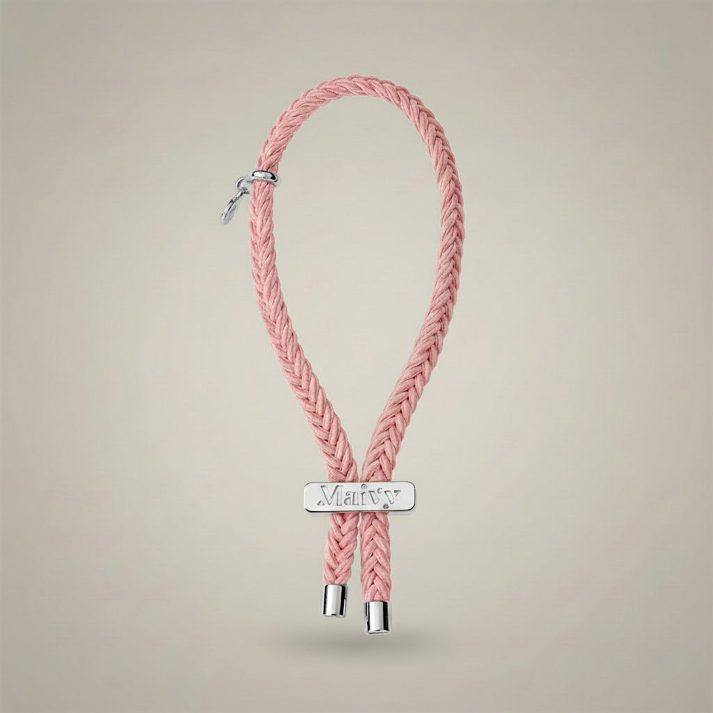 Maivy Band - Dusty Pink & Silver
